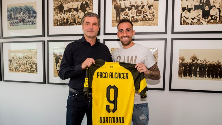 Paco Alcacer trägt bei Borussia Dortmund das Trikot mit der Nummer neun. (Bildquelle: @Borussia Dortmund)