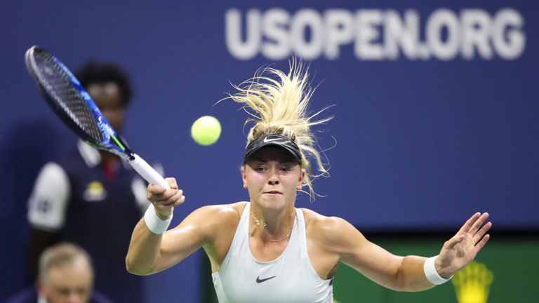 Für Carina Witthöft ist bei den US Open gegen Serena Williams Endstation.