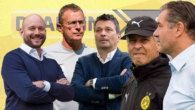 Alexander Rosen, Ralf Rangnick, Christian Heidel und Michael Zorc könnten am Freitag noch ein paar Anrufe tätigen.