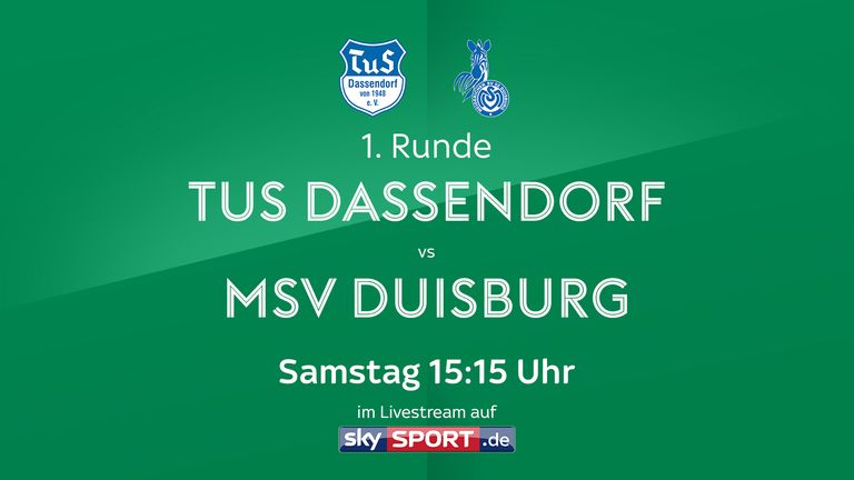 DFB-Pokal TUS Dassendorf  -  MSV Duisburg