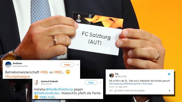 Das Netz macht sich über das Duell zwischen RB Leipzig und FC Salzburg in der Europa League lustig. 