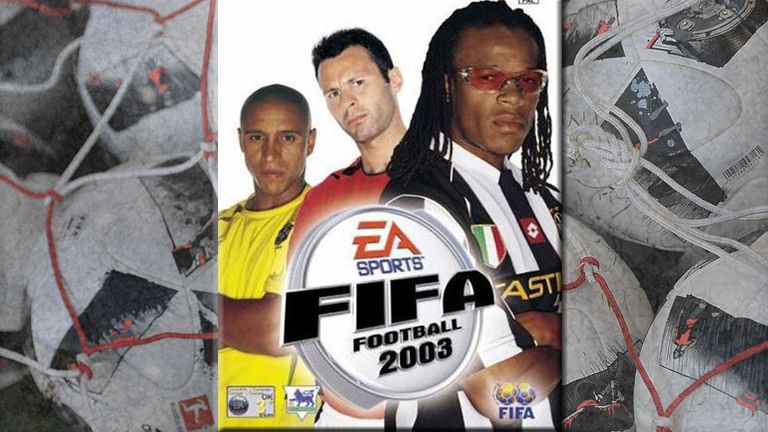 2002/03: Es war erstmal Schluss mit den individuellen Covern. In dieser Saison war das Trio Roberto Carlos, Ryan Giggs und Edgar Davids zu sehen. Quelle: EA SPORTS