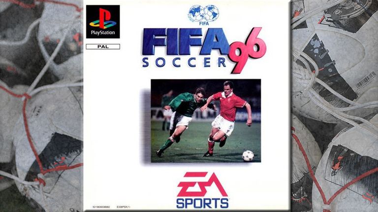 1995/96: Frank de Boer und Jason McAteer liefern sich einen Zweikampf. Quelle: EA SPORTS