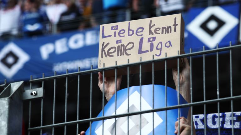 Die Fans des Hamburger SV stehen weiter zu ihrer Mannschaft.
