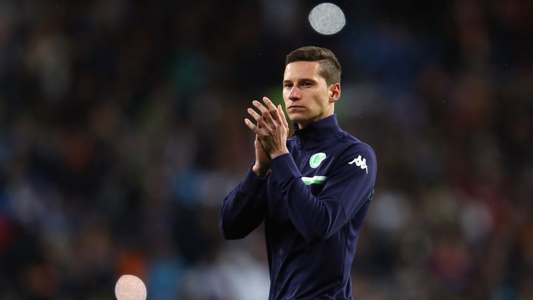 during the UEFA Champions league Quarter Final Second Leg match between Real Madrid and VfL Wolfsburg at Estadio Santiago Bernabeu on April 12, 2016 in Madrid, Spain.