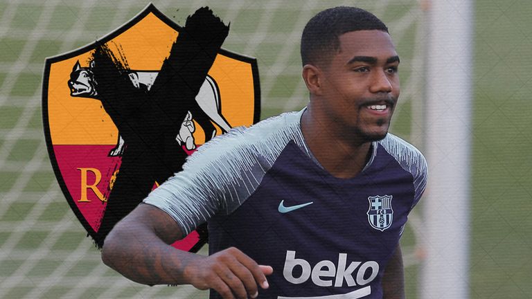 Malcom zeigt der AS Rom die kalte Schulter.