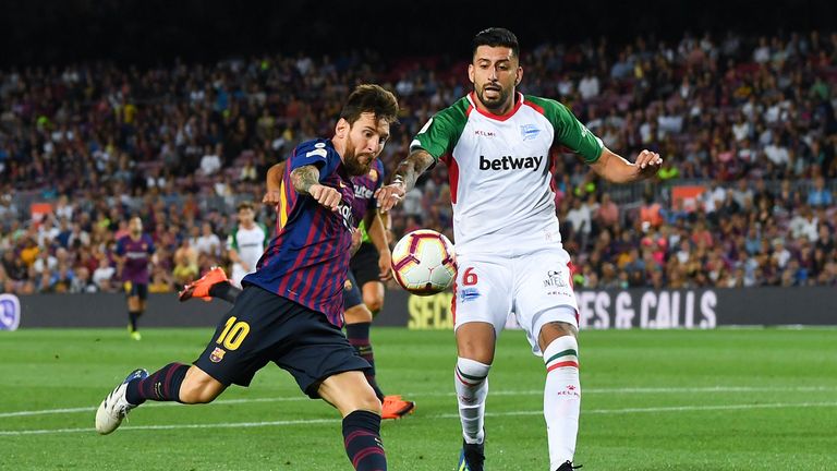 Lionel Messi erzielt gegen Alaves einen Doppelpack.