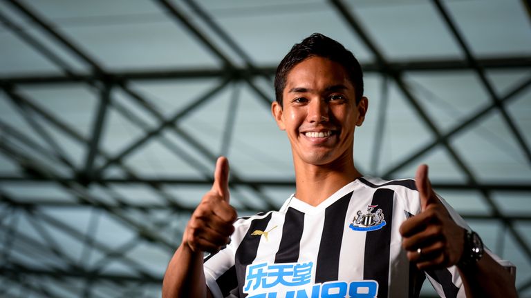 Platz 15: Newcastle United - 34,63 Millionen Euro - Yoshinori Muto (10,70 Millionen Euro)