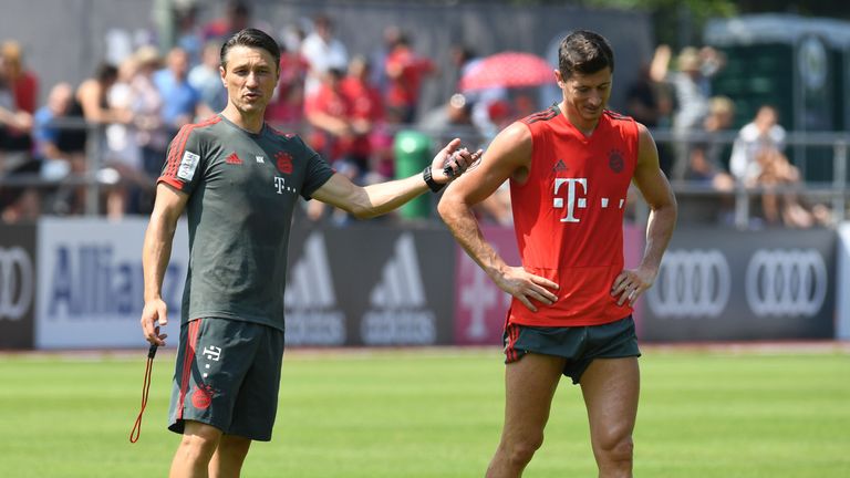 Niko Kovac setzt in München weiter auf die Stärken von Robert Lewandowski.