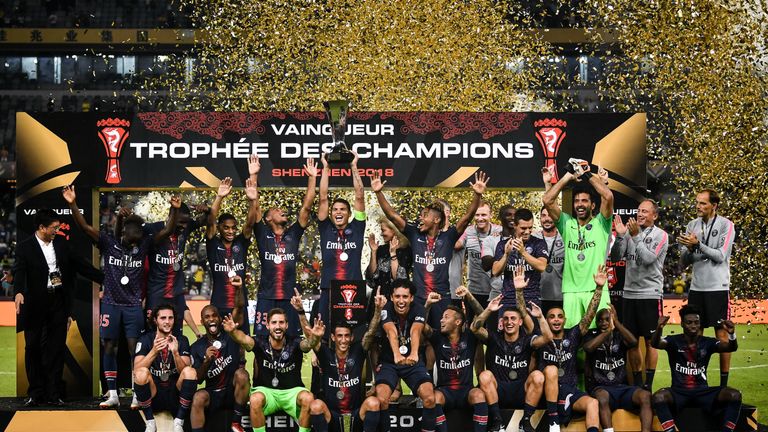 Paris St. Germain gewinnt zum sechsten Mal in Folge den französischen Supercup.