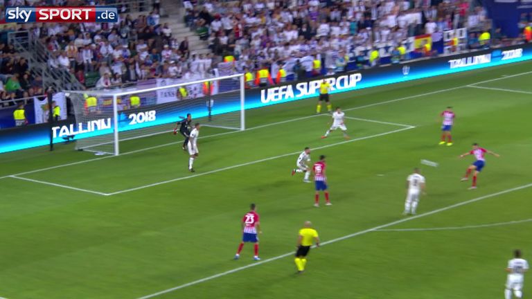 Saul Niguez erzielt in der Verlängerung gegen Real Madrid ein Traumtor.
