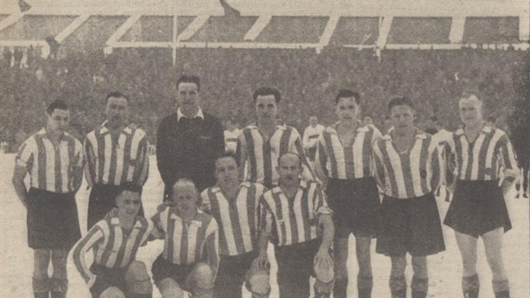 (Bildquelle: http://www.kickersarchiv.de) Den höchsten Sieg der Pokalgeschichte feierte 1941 die Stuttgarter Kickers mit 17:0 gegen VfB 05 Knielingen. 