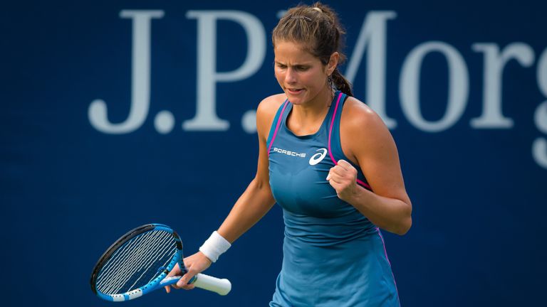 Julia Görges zieht bei den US Open in die nächste Runde ein.