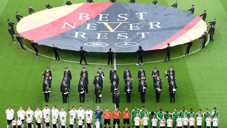 Das WM-Motto "Best Never Rest" sorgt beim DFB für Ärger.