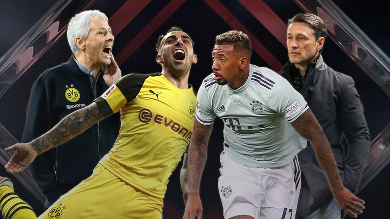BVB-Trainer Lucien Favre (l.) und seine Dortmunder liefern den Bayern um Trainer Niko Kovac einen heißen Kampf um die Tabellenspitze (Bildquellen: Getty, dpa, Imago).