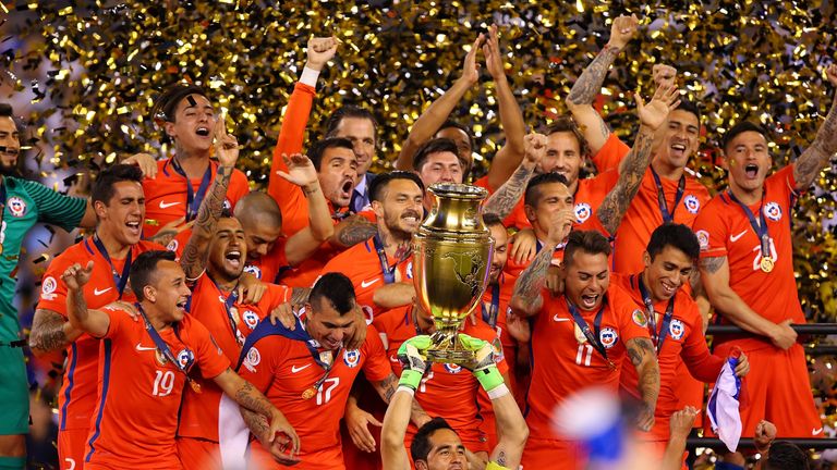 Chile ist der Titelverteidiger der Copa America.