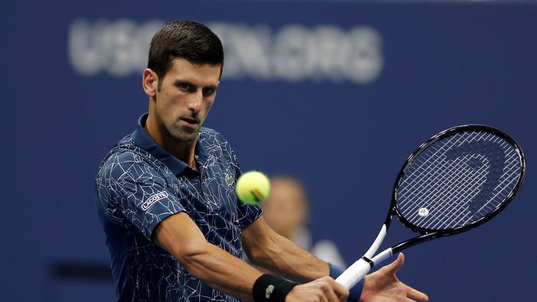 Novak Djokovic steht zum elften Mal ins Halbfinale der US Open