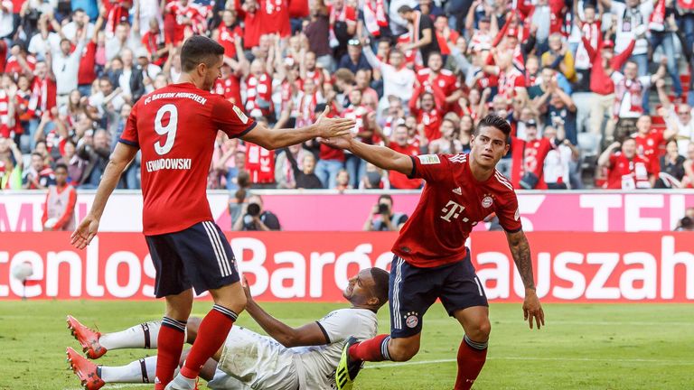 Der FC Bayern schlägt Leverkusen mit 3:1.