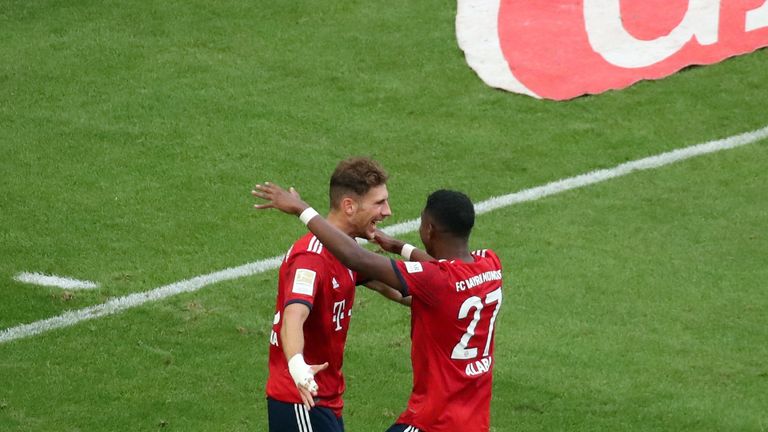 Goretzka trifft für den FC Bayern.