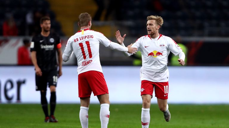 Abwehr - Emil Forsberg (RB Leipzig): In der 53. Minute verwandelt Forsberg seinen Elfer und rettet damit einen Punkt für RB.