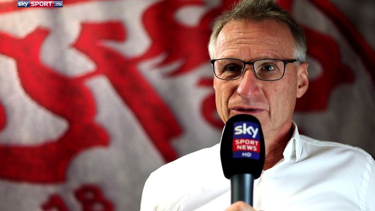 Michael Reschke spricht im exklusiven Sky Interview unter anderem über die Nachwuchsarbeit in Deutschland.