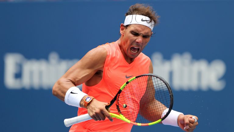 Rafael Nadal steht bei den US Open im Viertelfinale.