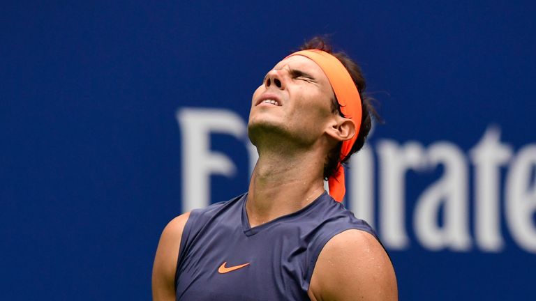 Rafael Nadal musste bei den US Open verletzungsbedingt aufgeben 