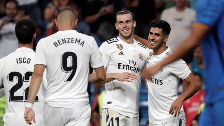 Neben Barca gewann in der Primera Division bisher nur Real Madrid alle drei Spiele. Gegen Leganes drehten die Königlichen erst nach der Pause auf und siegten locker mit 4:1. Karim Benzema schnürte erneut einen Doppelpack und auch Bale traf...