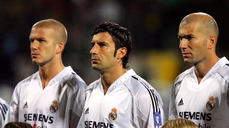 Zu den Galaktischen der ersten Generation zählten neben David Beckham, Luis Figo und Zinedine Zidane auch Ronaldo und Michael Owen.
