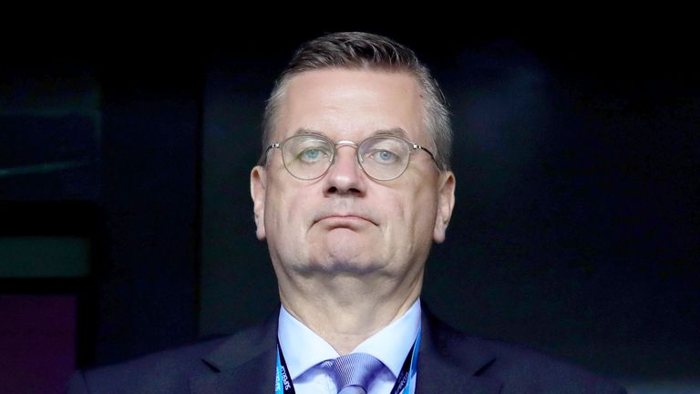 DFB-Präsident Reinhard Grindel hat sich über Aussagen von FIFA-Chef Gianni Infantino echauffiert. 