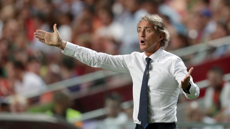 Roberto Mancini ist seit Mai Trainer der italienischen Nationalmannschaft.