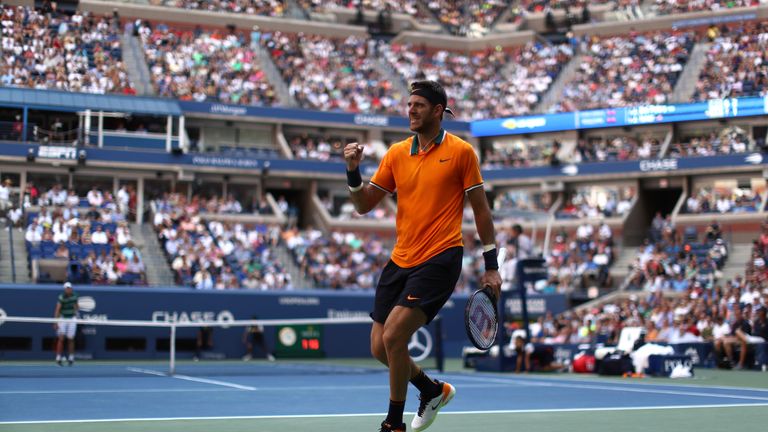 Juan Martin del Potro steht im Halbfinale der US Open.