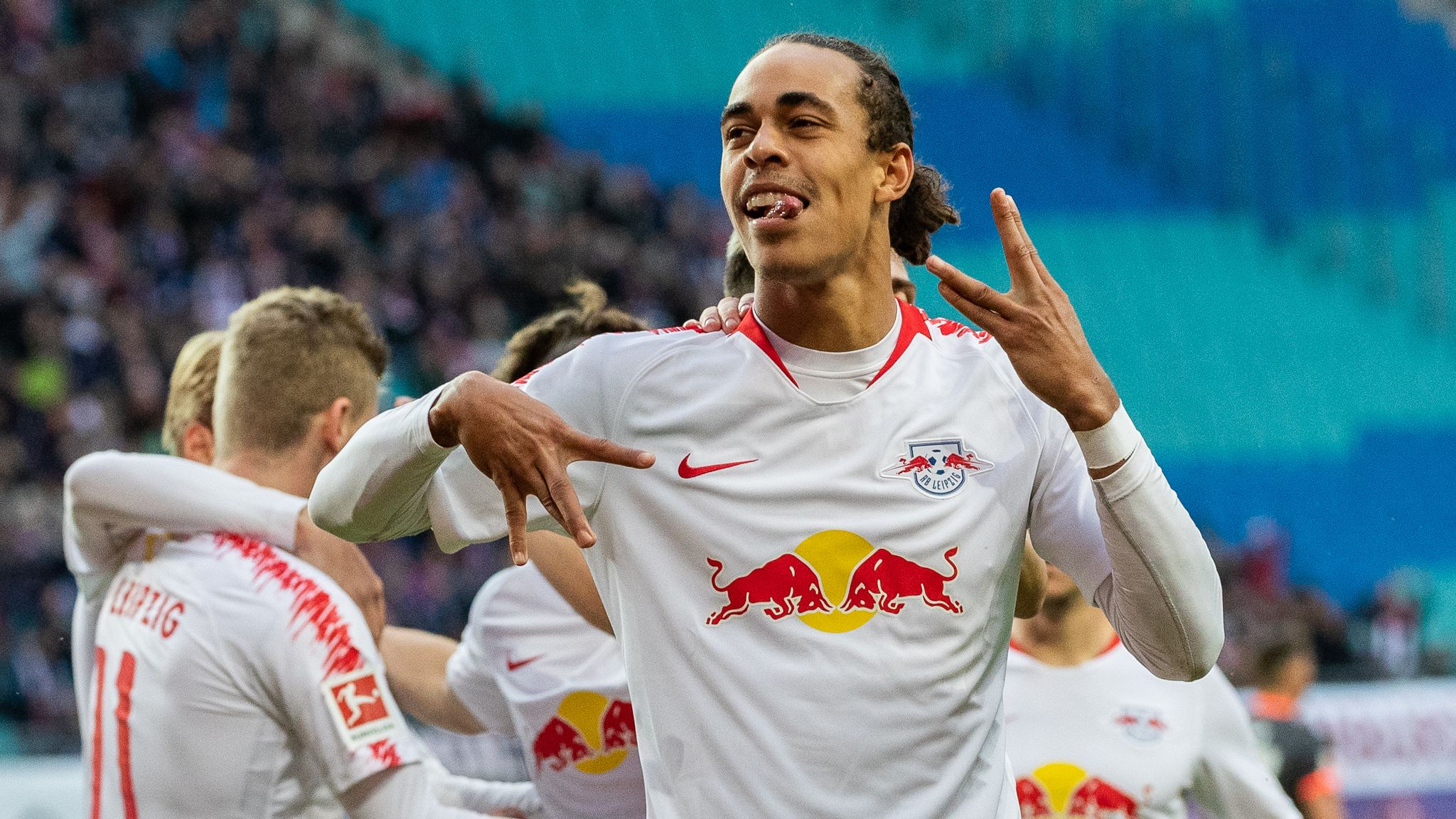 Yussuf Poulsen verlängert Vertrag bei RB Leipzig Fußball News Sky Sport