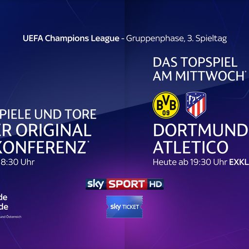 Die Champions League live auf Sky!