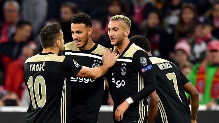 Ajax Amsterdam trifft in der Gruppenphase der Champions League unter anderem auf den FC Bayern. In München holten die Niederländer ein starkes  1:1. 