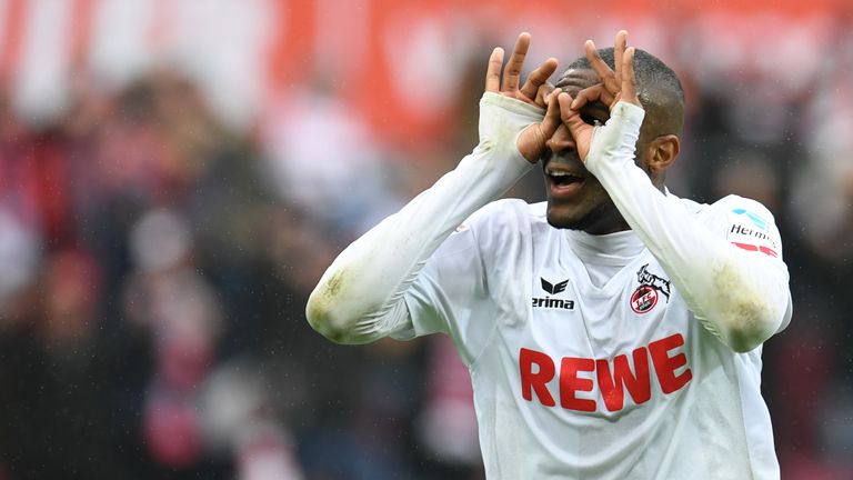 Anthony Modeste erzielte in 73 Spielen für Köln 45 Tore und bereitete sechs Treffer vor. 