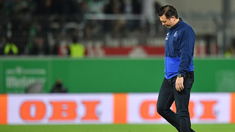 Trainer Christian Titz wurde am Dienstag vom HSV entlassen.