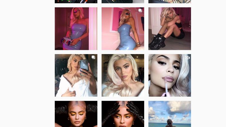 Platz 7: Kylie Jenner - 117 Millionen Follower (Quelle: instagram.com/kyliejenner)