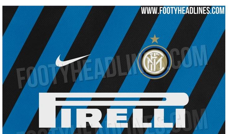 (Bildquelle: www.footyheadlines.com) Sieht so das neue Trikot von Inter Mailand aus?