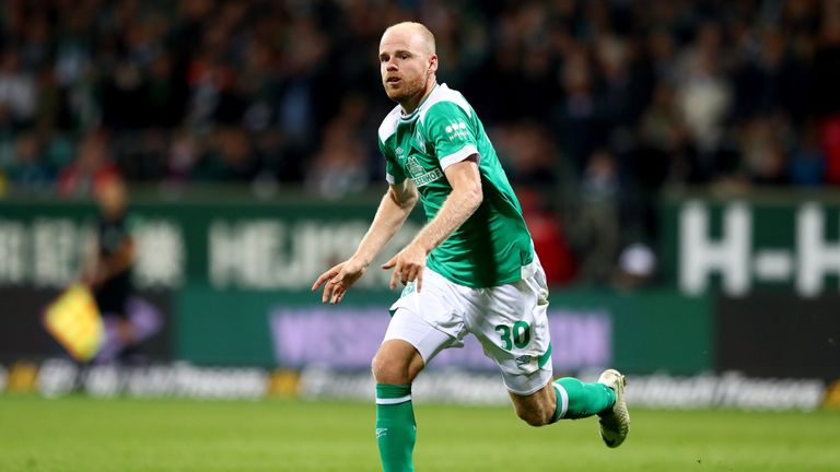 Klaassen trifft zur Werder-Führung gegen Wolfsburg.