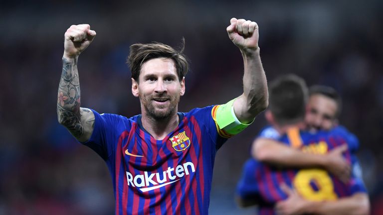 Lionel Messi trifft gegen Tottenham doppelt und hat nun bereits fünf Tore auf dem Konto. 