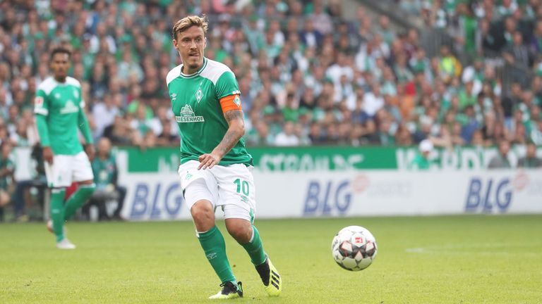 Max Kruse trifft mit Werder auf Bayer Leverkusen.