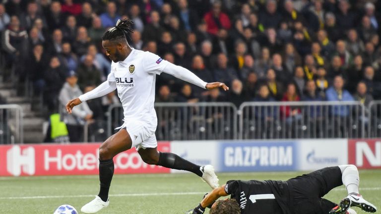 Michy Batshuayi erzielte in der 26. Minute das 1:0 für Valencia in Bern.