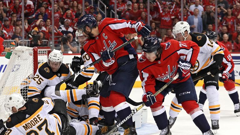 Die Washington Capitals fegen die Bruins mit 7:0 aus der Halle. 