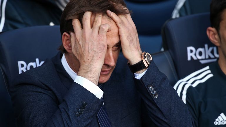 Julen Lopetegui ist nicht mehr Trainer von Real Madrid. 