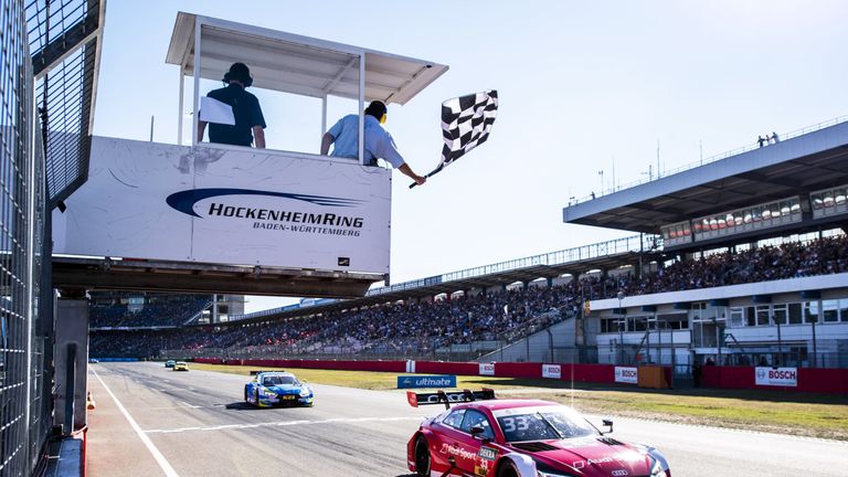 Audi-Pilot Rene Rast feiert in Hockenheim den fünften DTM-Sieg in Serie - das hat vor ihm noch keiner geschafft.