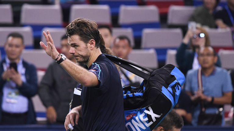 Das war's für Wawrinka: Mit einer Rückenverletzung ist die Saison für ihne gelaufen.