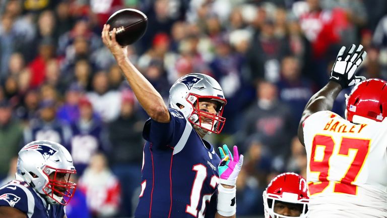 Tom Brady feierte mit den New England Patriots den dritten Sieg in Folge.