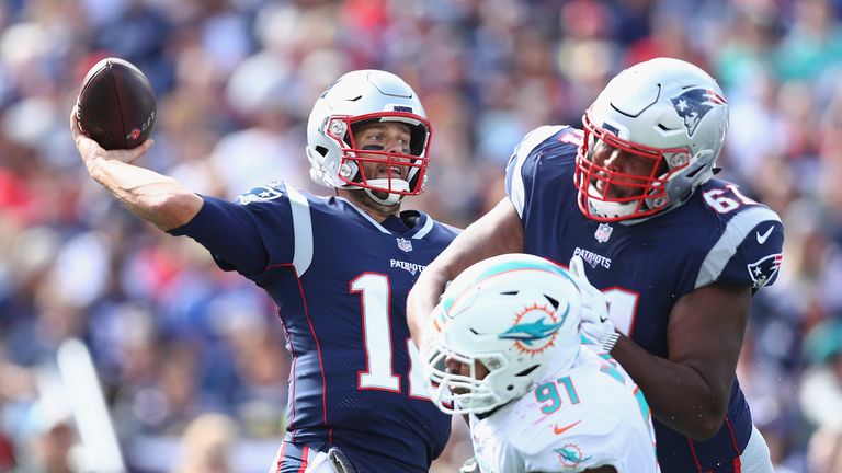 Die New England Patriots um Star-Quarterback Tom Brady lassen den Miami Dolphins keine Chance. 