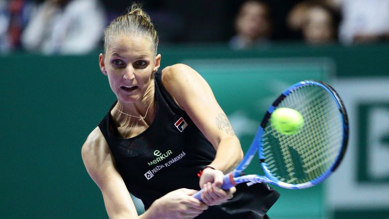 Karolina Pliskova untermauert in Singapur ihre Erwartungen.